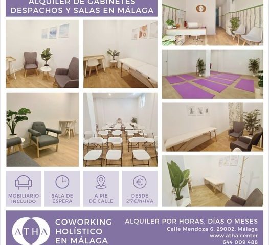 Atha Center, tu solución de Coworking en el centro de Málaga