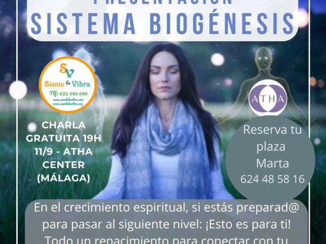 Charla gratuita 💫Sistema Biogénesis, Málaga