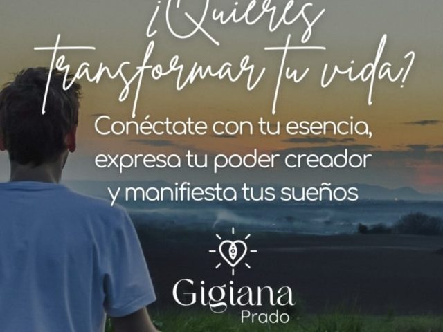 ¿QUIERES TRANSFORMAR TU VIDA?