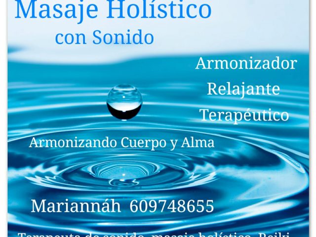 Masaje Holístico con sonido