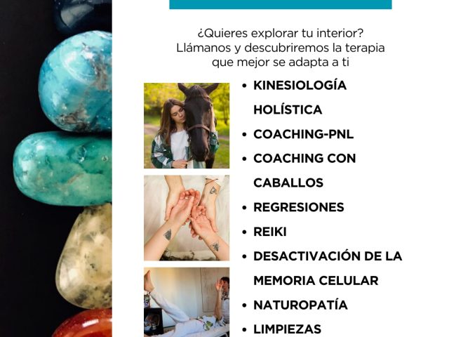 Servicios de TERAPIAS ALTERNATIVAS en MARBELLA. Facilita INÉS URIA.