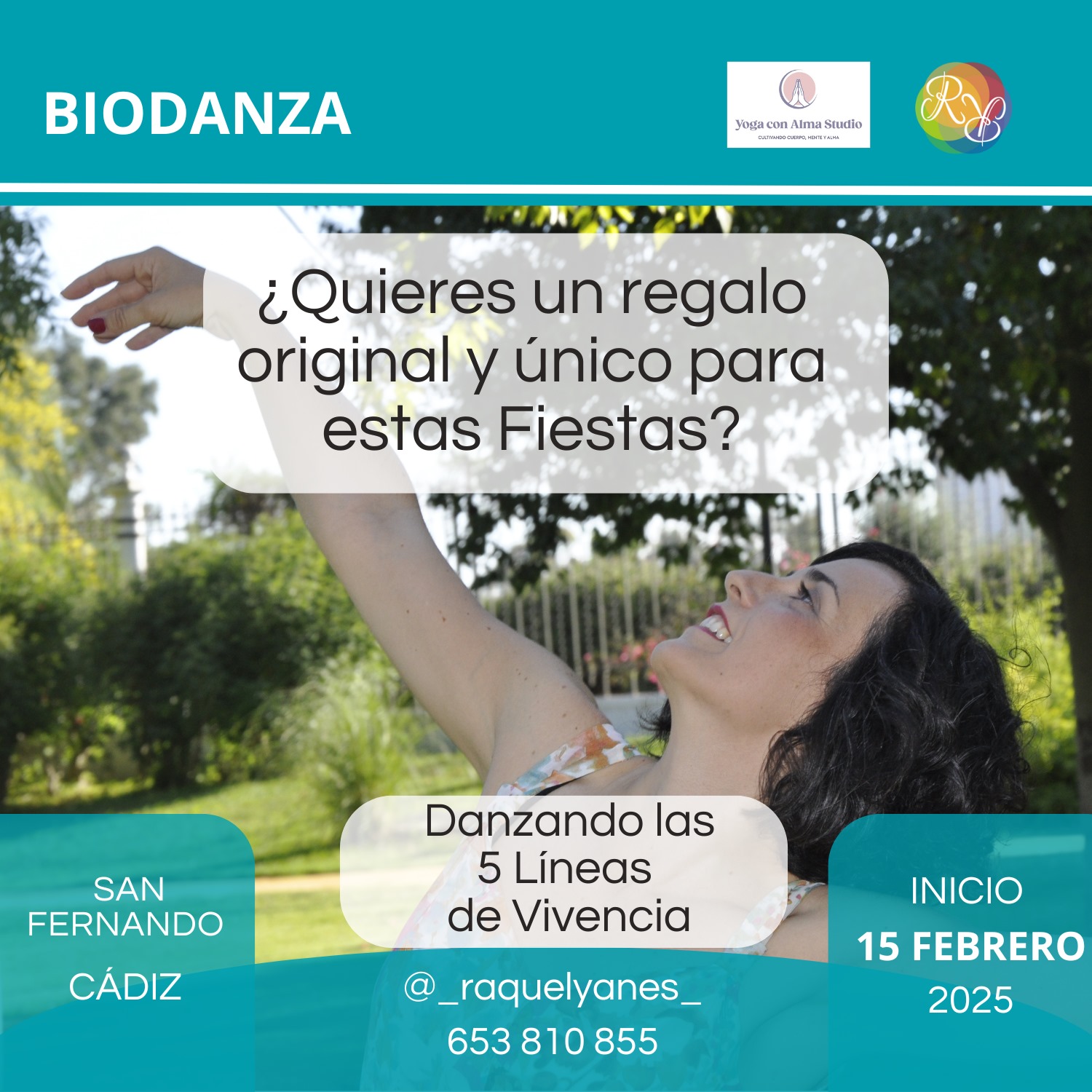 BIODANZA: ¿QUIERES UN REGALO ORIGINAL y ÚNICO para estas Fiestas? Facilita RAQUEL YANES