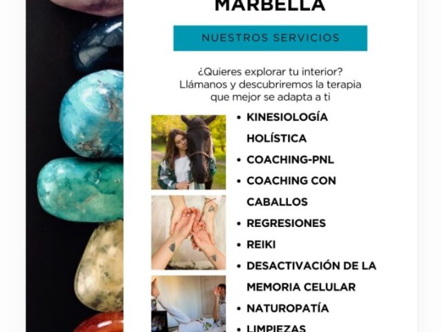 *TERAPIAS ALTERNATIVAS MARBELLA*. Enfoque HOLÍSTICO. Facilita INÉS URIA.