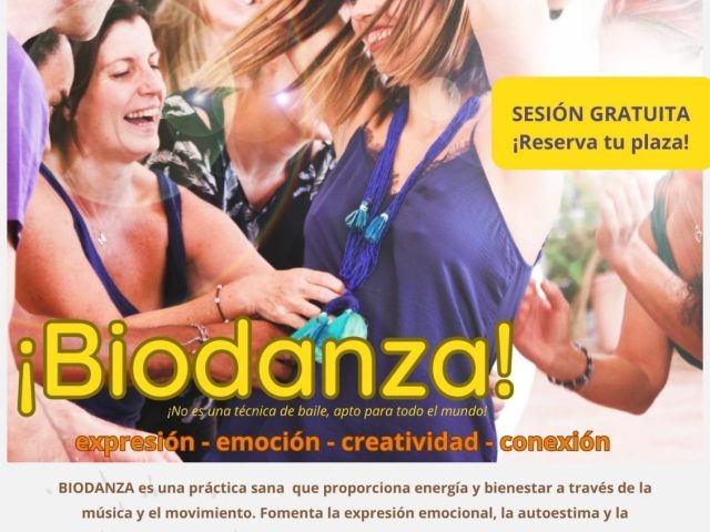 BIODANZA. ESTA SEMANA... SESIONES GRATUITAS! Facilita IRENE en Benalmádena, Málaga y Marbella.