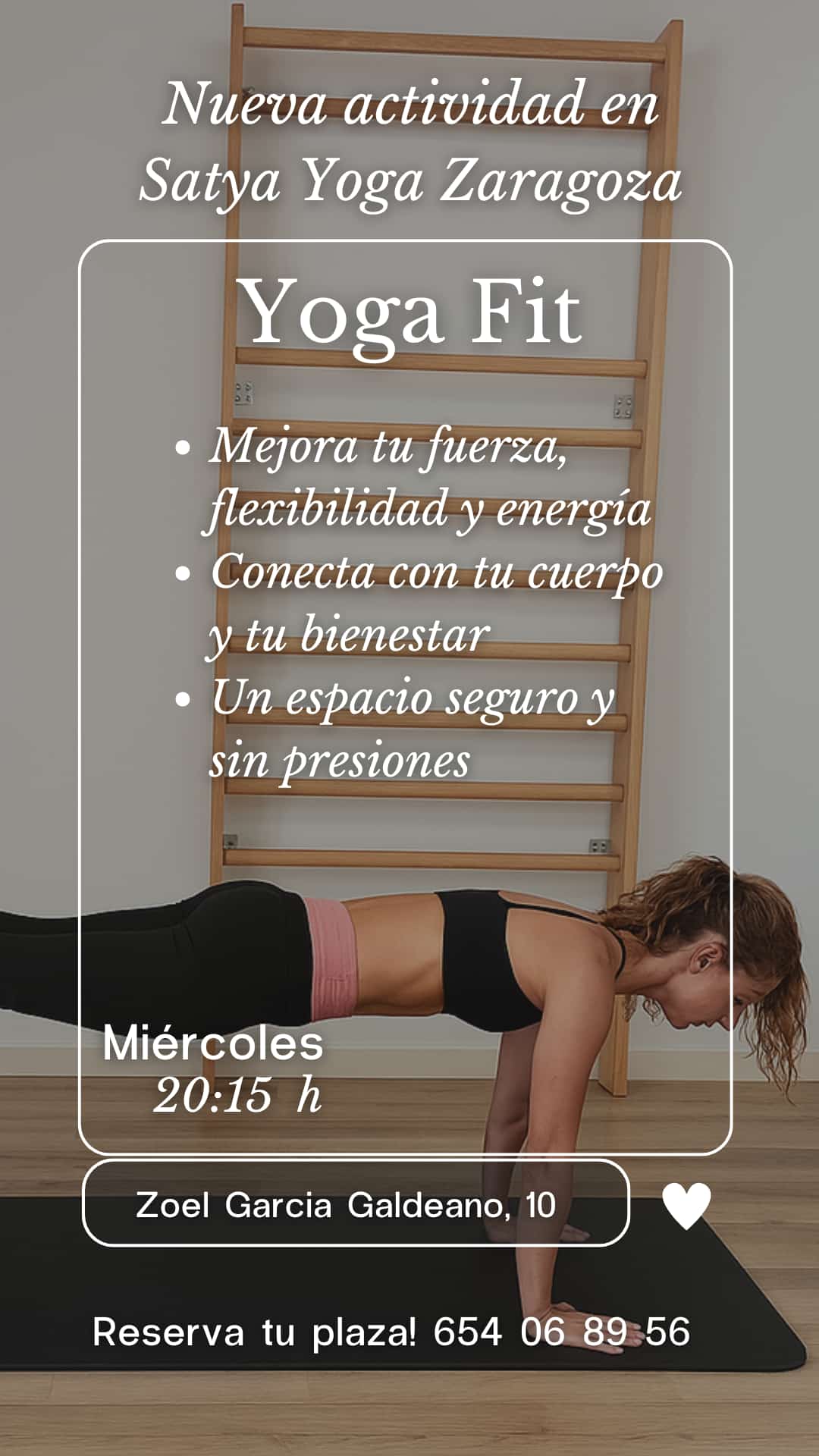 YOGA FIT en Zaragoza. Facilita MAR REZUSTA.