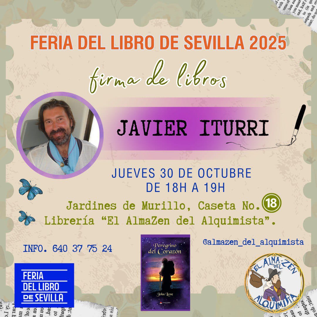 Peregrino del Corazón en la Feria del Libro de Sevilla