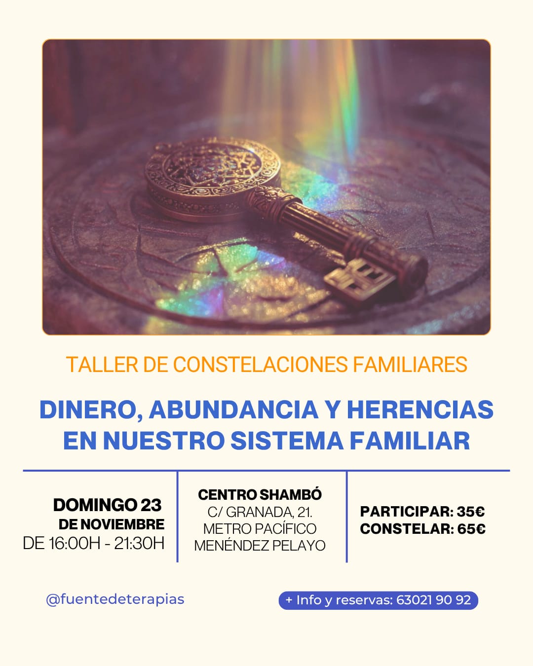 Taller de Constelaciones Familiares sobre Dinero y Abundancia