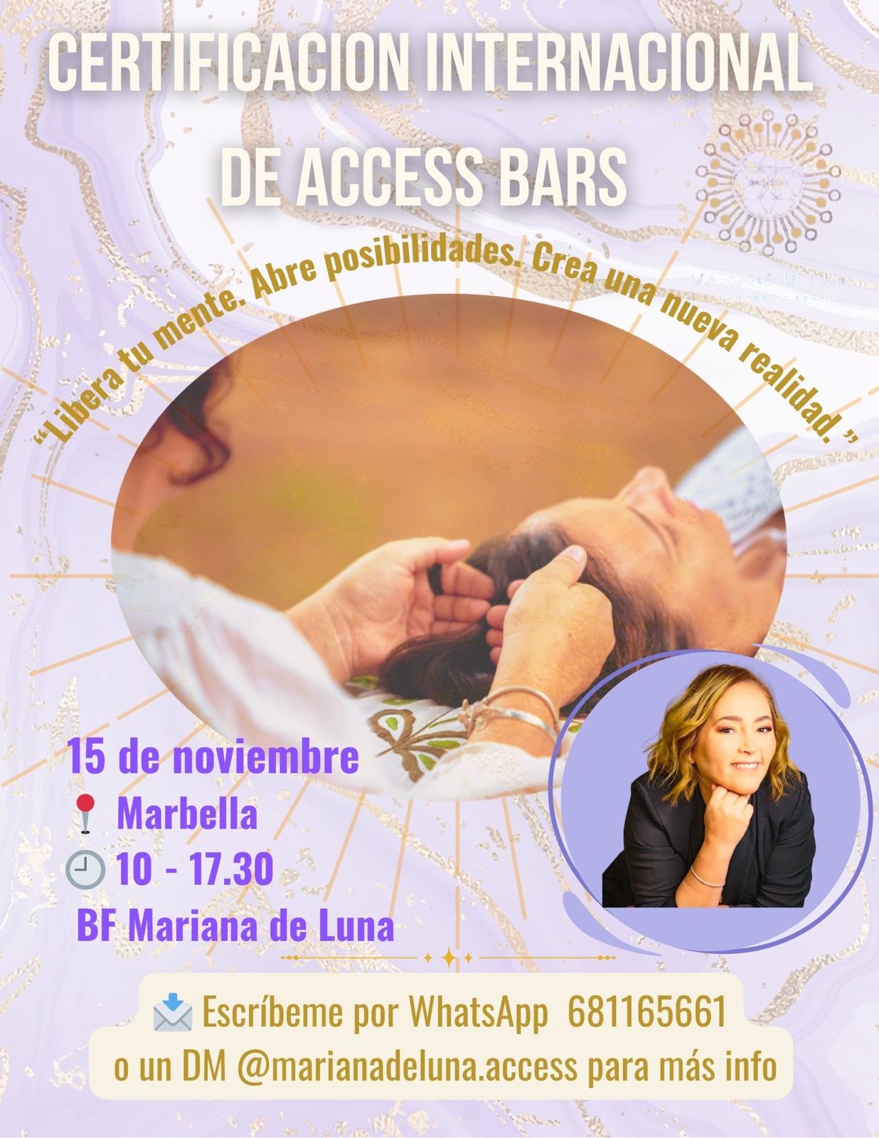 Certificación Internacional de Access Bars® – Marbella