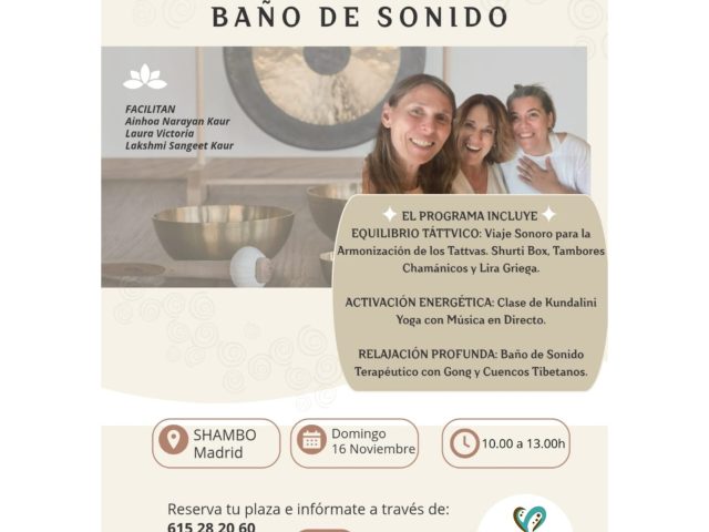 ✨ Jornada Kundalini Yoga & Baño de Sonido