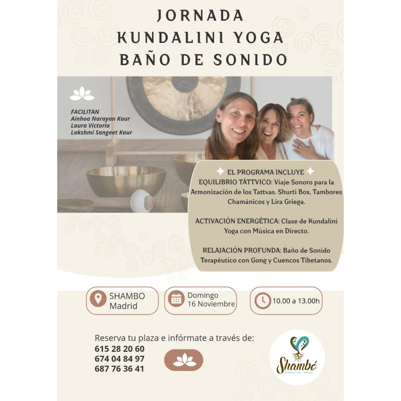 ✨ Jornada Kundalini Yoga & Baño de Sonido