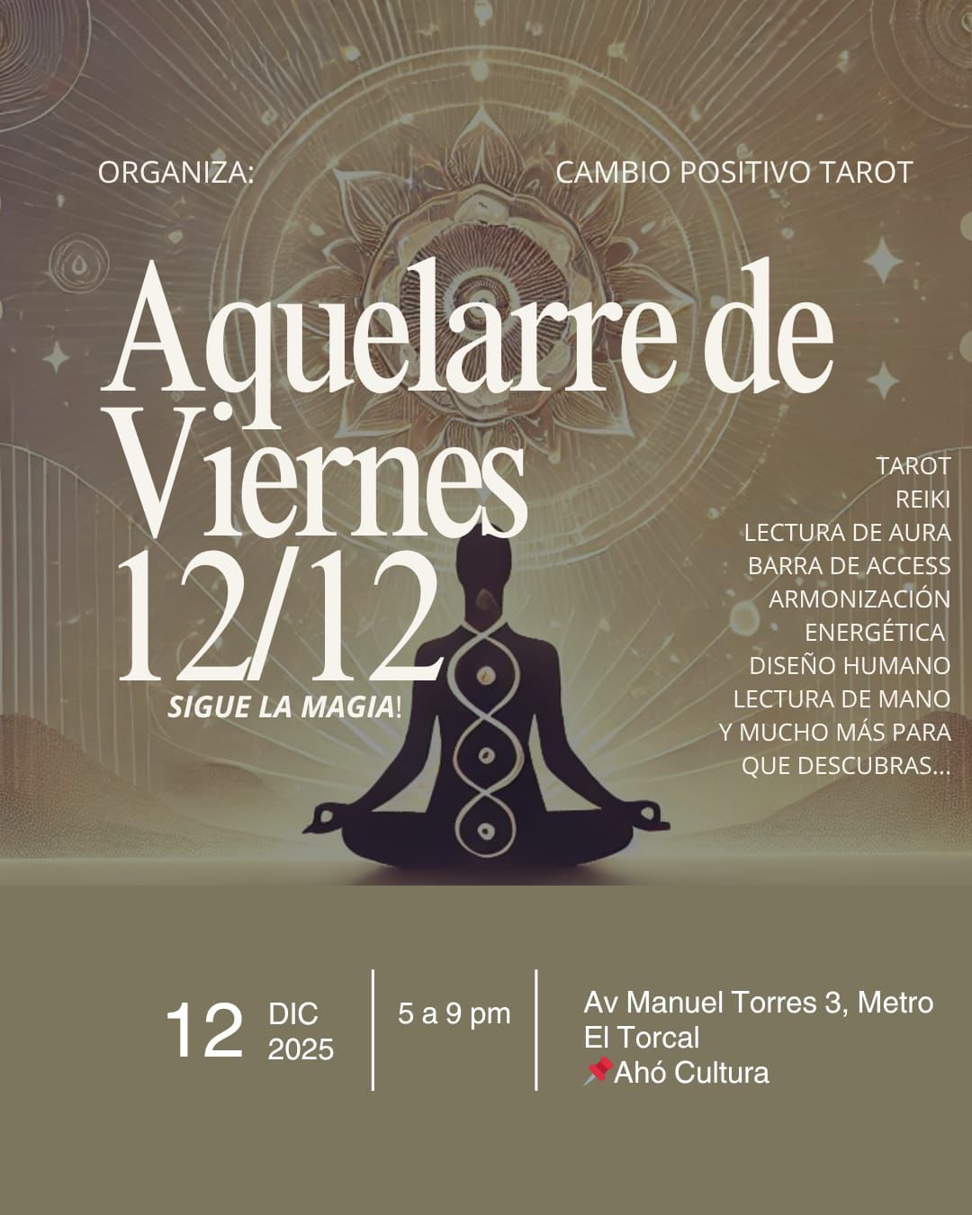 Aquelarre de Viernes 12/12 – Sigue la Magia