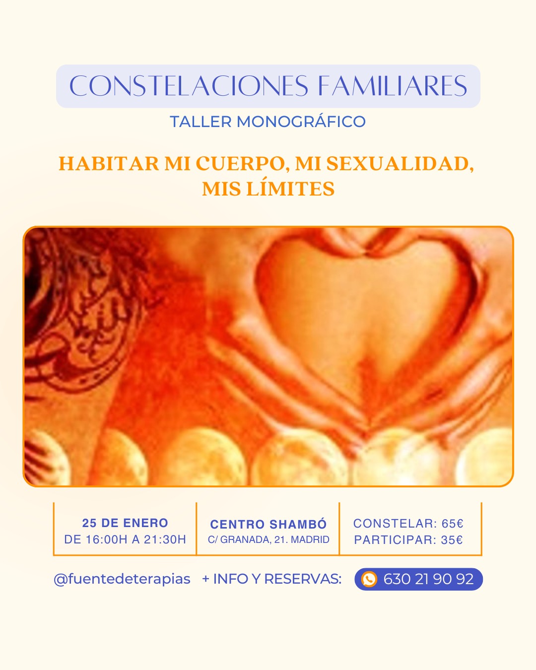 Constelaciones Familiares: Habitar mi cuerpo, mi sexualidad, mis límites