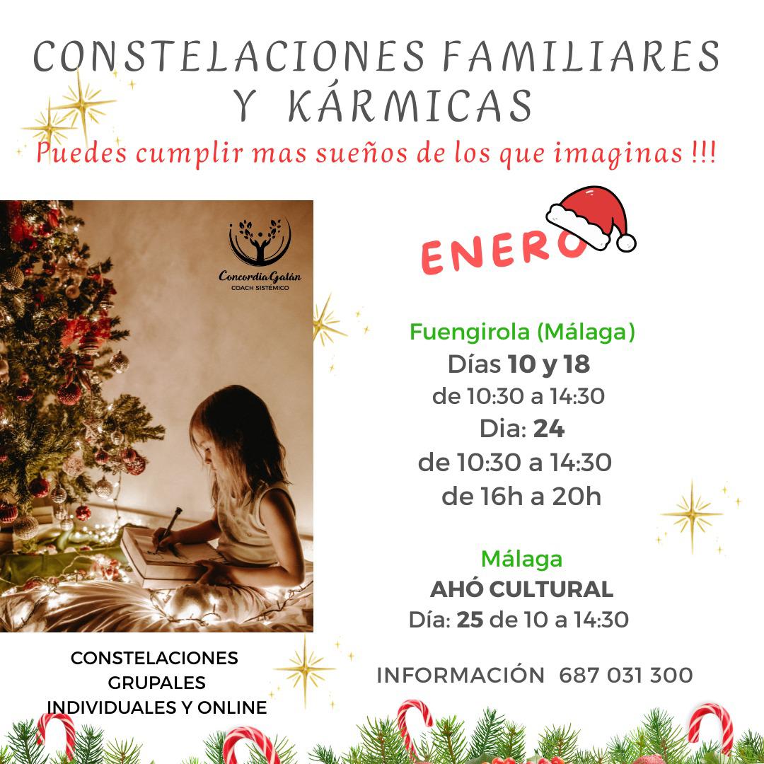 Constelaciones Familiares y Kármicas – Enero en Málaga