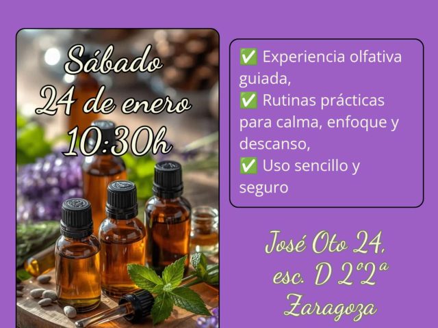 Taller participativo de Aromaterapia: “Estrés a raya”