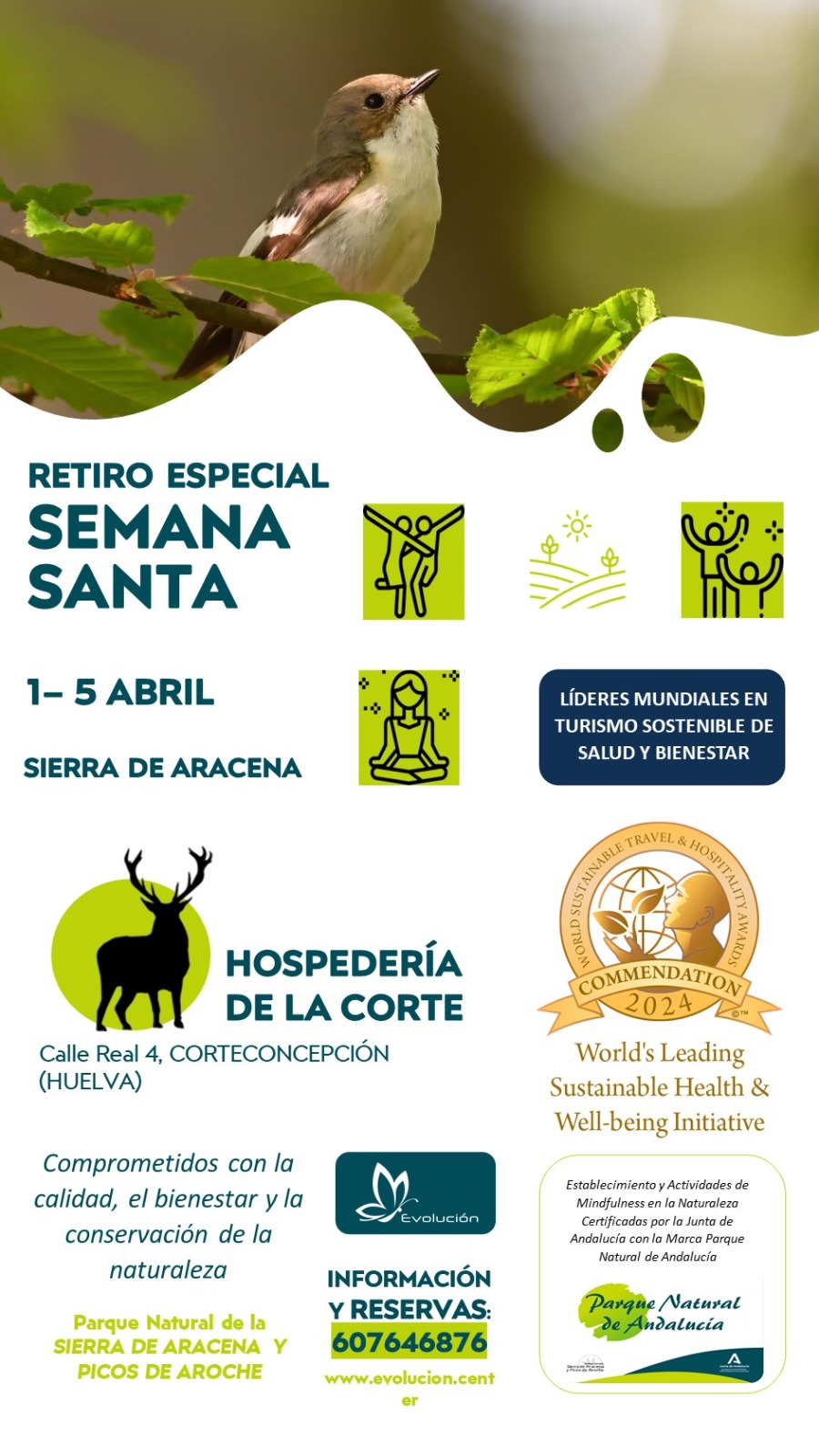 Retiro Especial Semana Santa en Sierra de Aracena