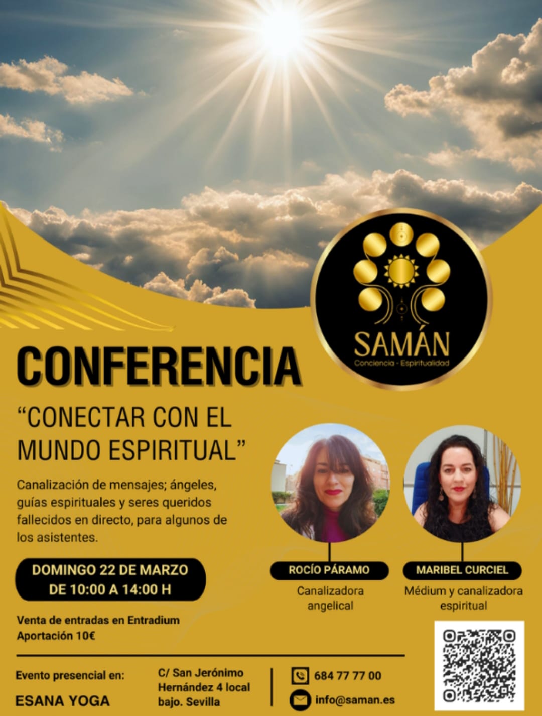 Conectar con el Mundo Espiritual – Conferencia y Canalización en Sevilla