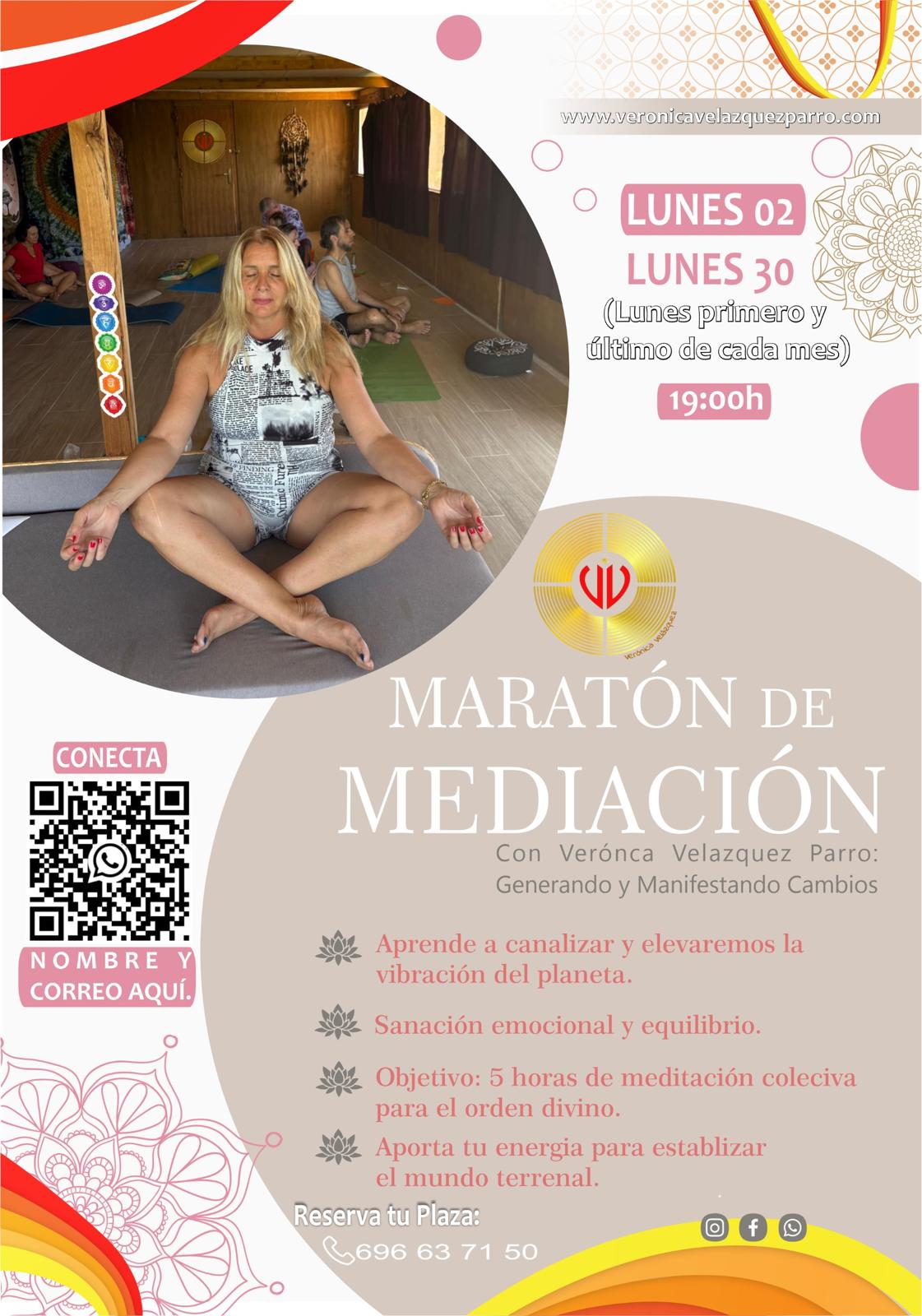 Maratón de Meditación con Verónica Velázquez Parro