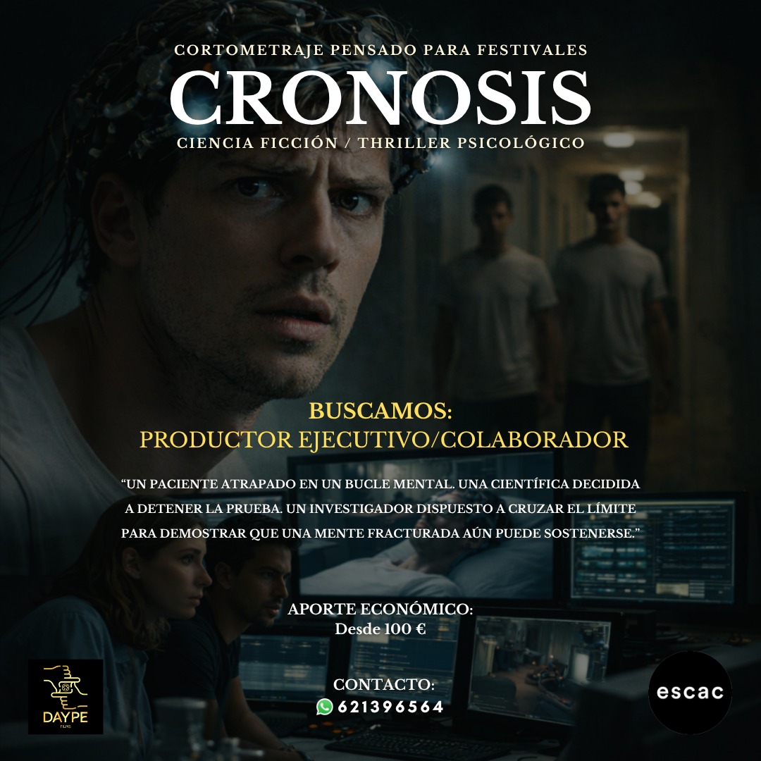 Cronosis: Únete al cortometraje con proyección a festivales