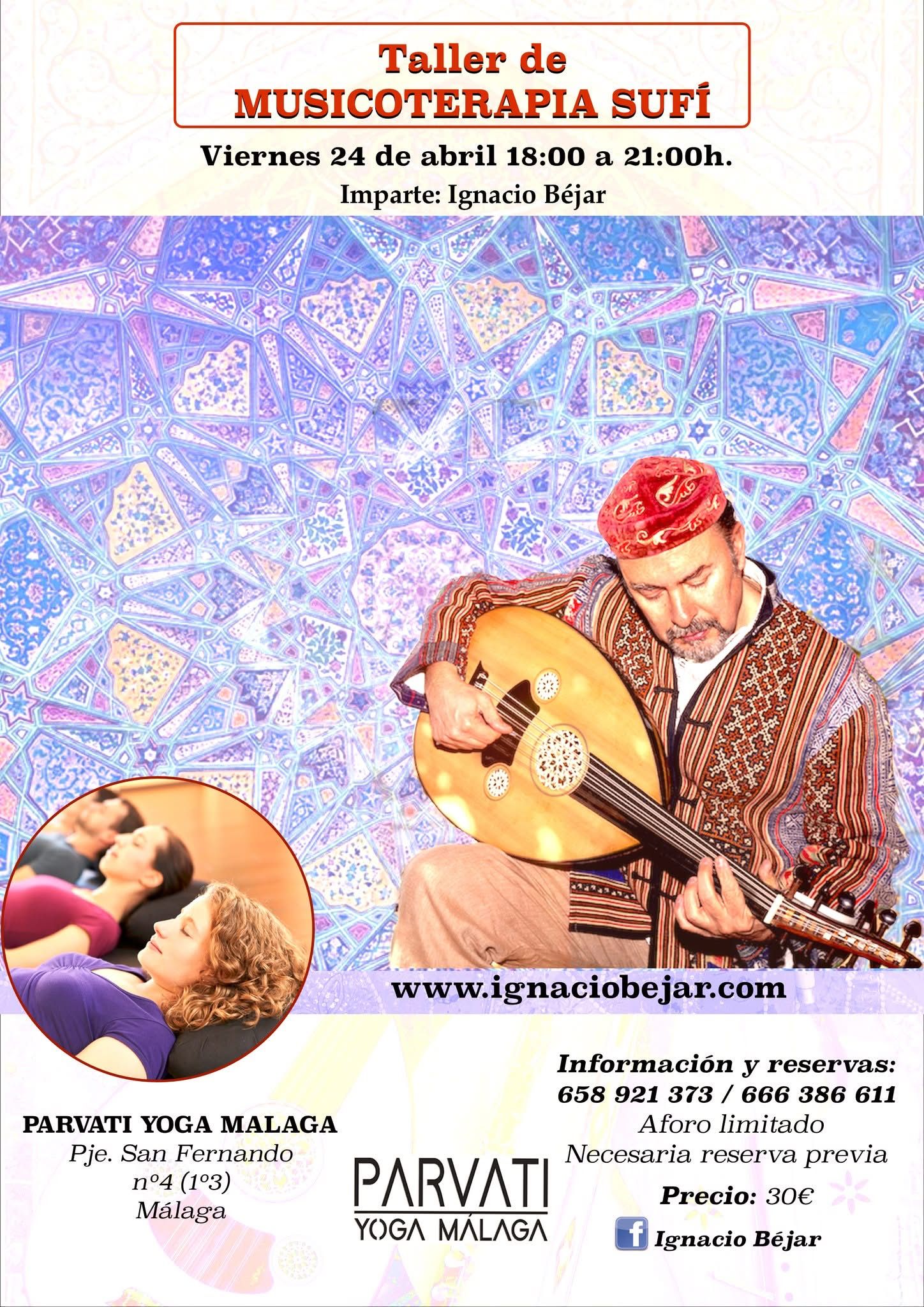 Taller de Musicoterapia Sufí con Ignacio Béjar en Málaga