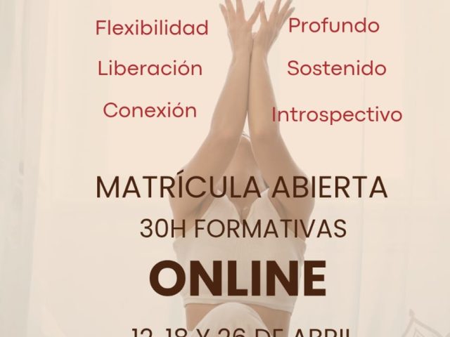 Formación en Yin Yoga Online – 30H Certificación