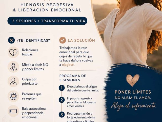 Programa Pongo Límites – Hipnosis Regresiva y Liberación Emocional