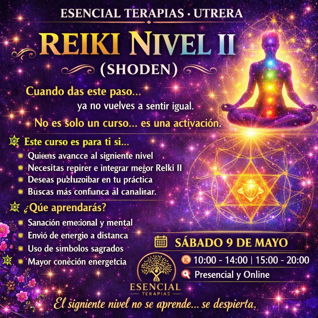 Reiki Nivel II (Shoden) en Utrera