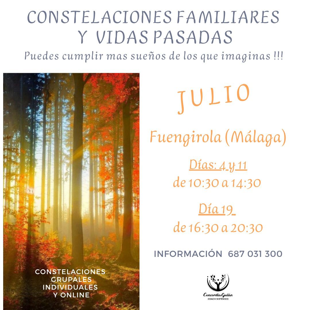Constelaciones Familiares y Vidas Pasadas en Fuengirola