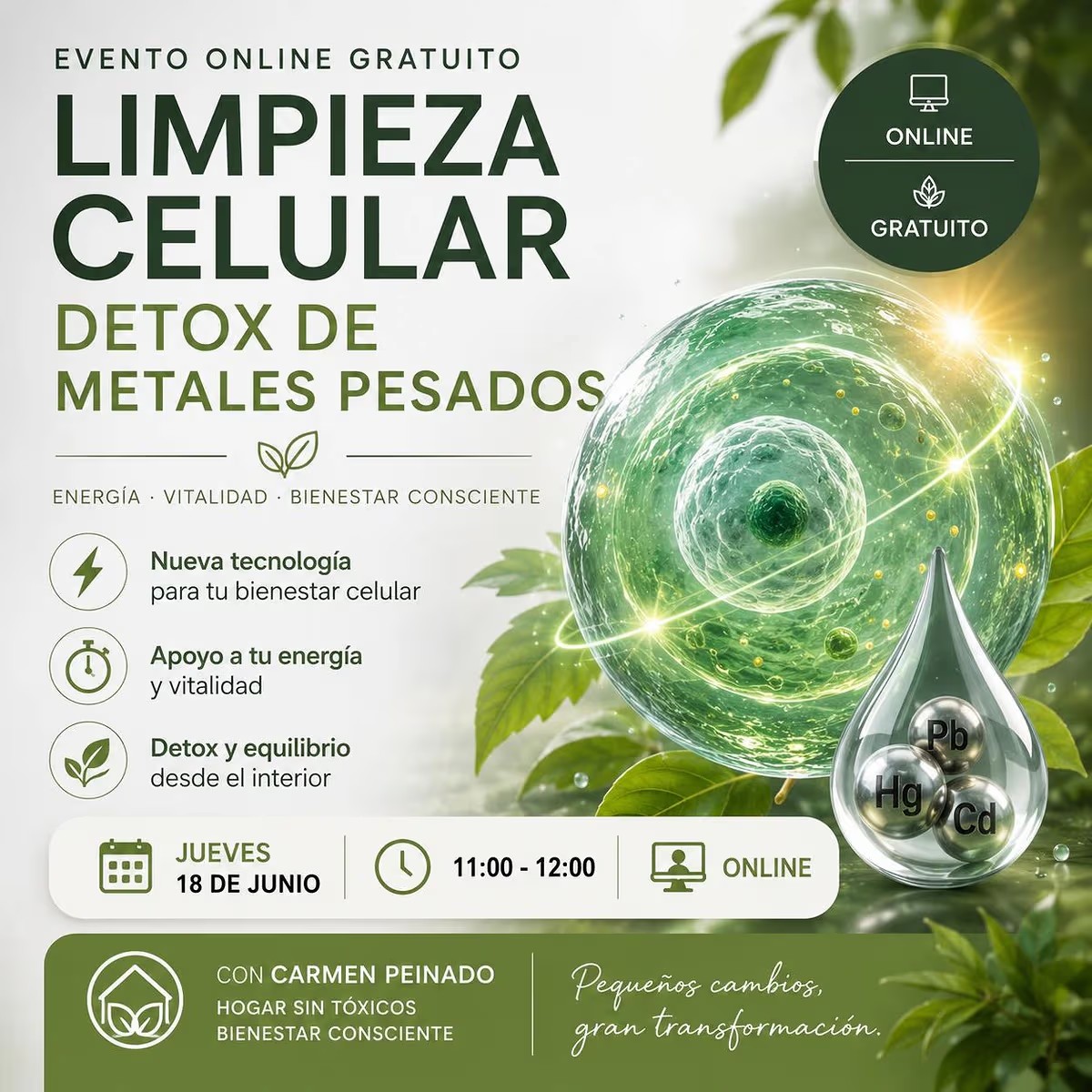 Limpieza Celular: Detox de Metales Pesados