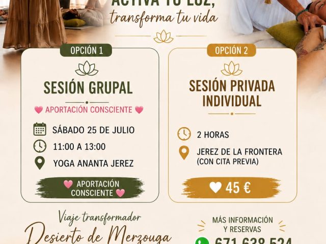 Tu Despertar con Mely – Activa tu Luz en Jerez de la Frontera