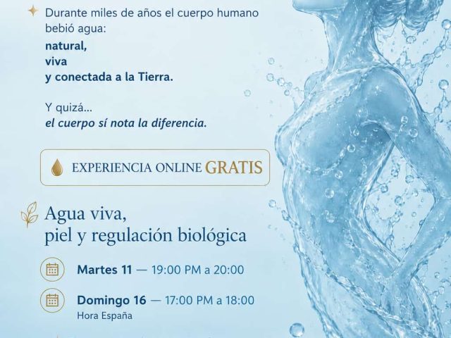 Agua Viva, Piel y Regulación Biológica – Experiencia Online Gratis