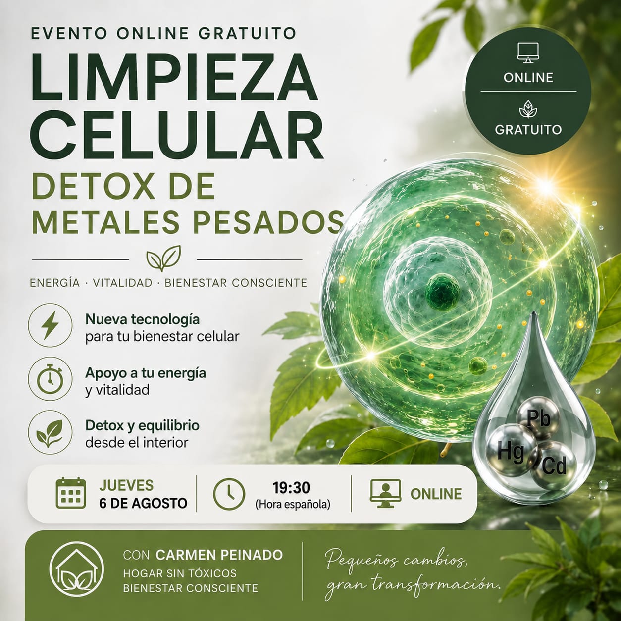 Limpieza Celular: Detox de Metales Pesados